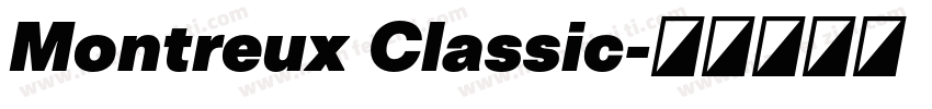 Montreux Classic字体转换